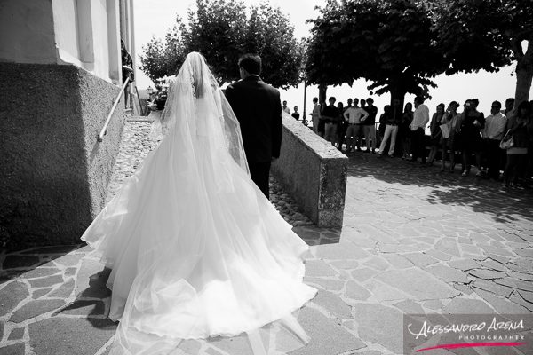 Chiesa San Martino Albisano - Arrivo della sposa