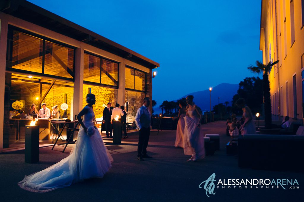 Centro Dannemann Brissago - Location Matrimonio Ticino - Sposa durante l'ora blu