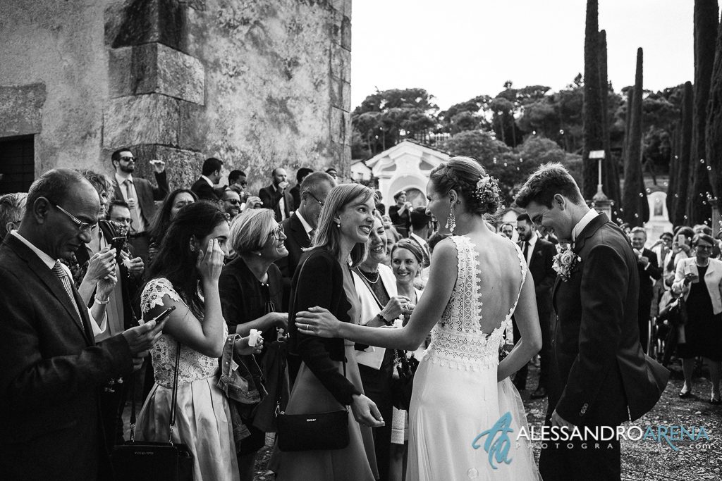 Auguri agli sposi - Wedding reportage Lugano - Chiesa Sant'Abbondio