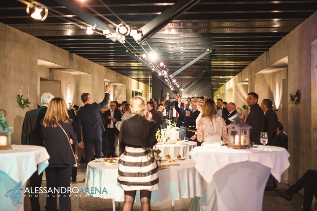 Matrimonio ricevimento ristorante Castelgrande Bellinzona - Standing Dinner