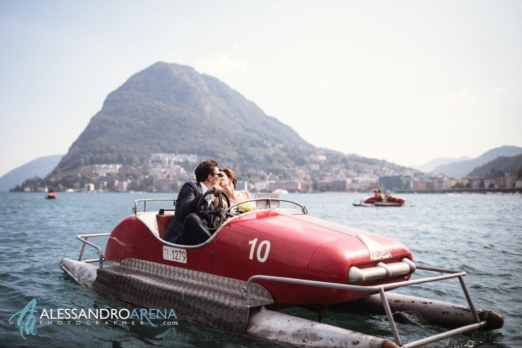 Foto Sposi sul Lago di Lugano