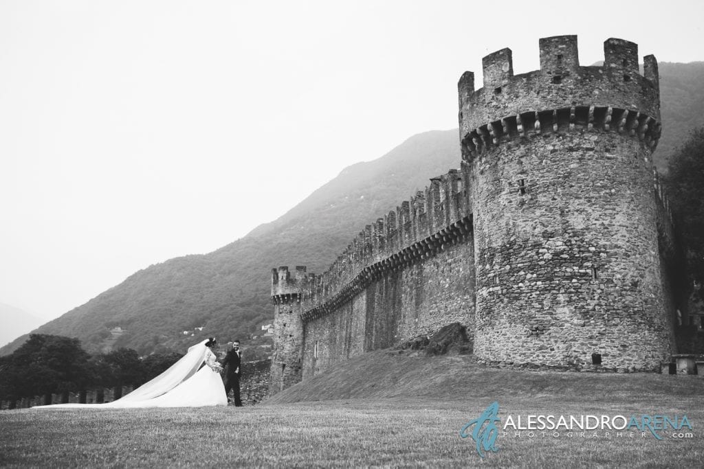 Sposi al Castello di Montebello Bellinzona