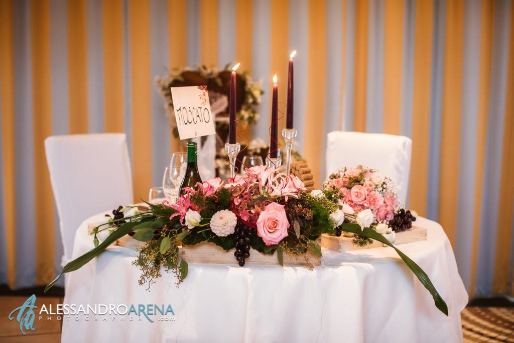 Tavolo sposi - Matrimonio Albergo Losone - Ascona