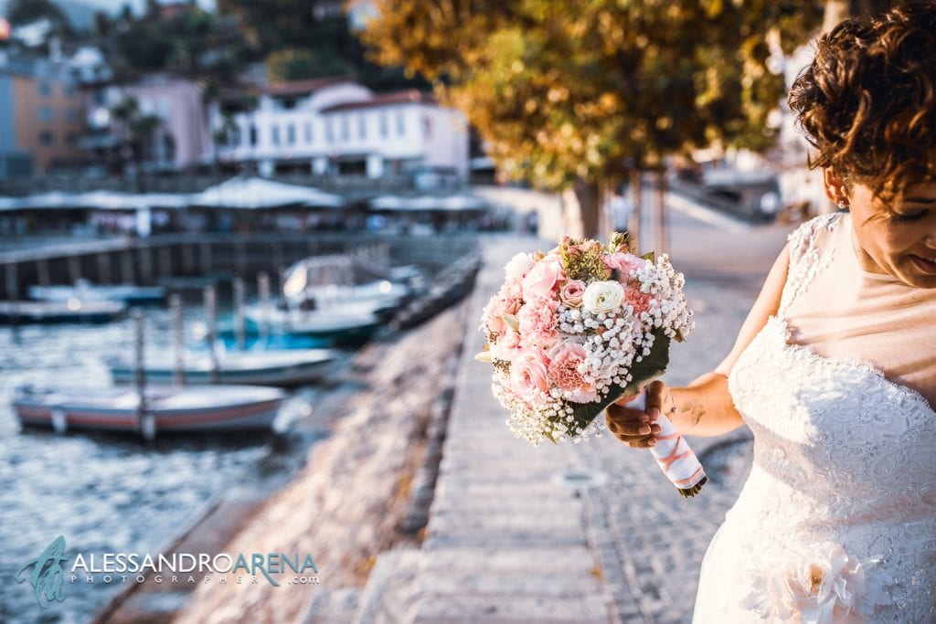 Bouquet della sposa - Foto Matrimonio Lago Maggiore - Ascona