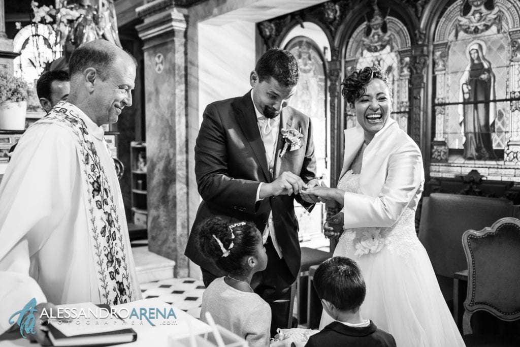 Matrimonio al Santuario della Madonna del Sasso - Scambio degli anelli