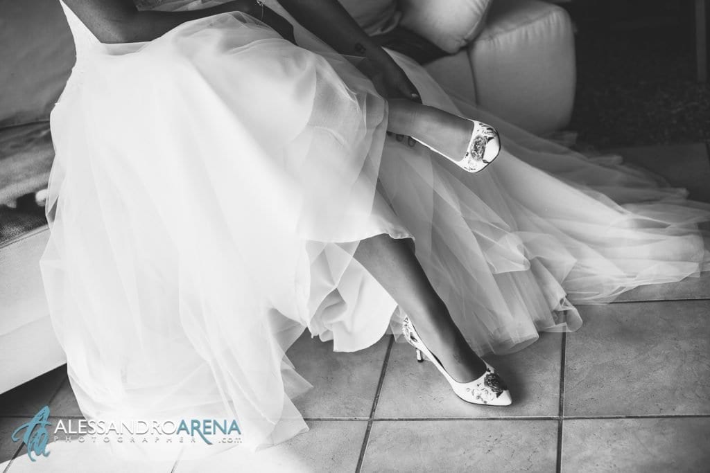 Matrimonio in Ticino - Preparativi sposa - scarpe sposa