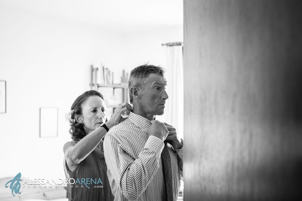Preparativi in famiglia