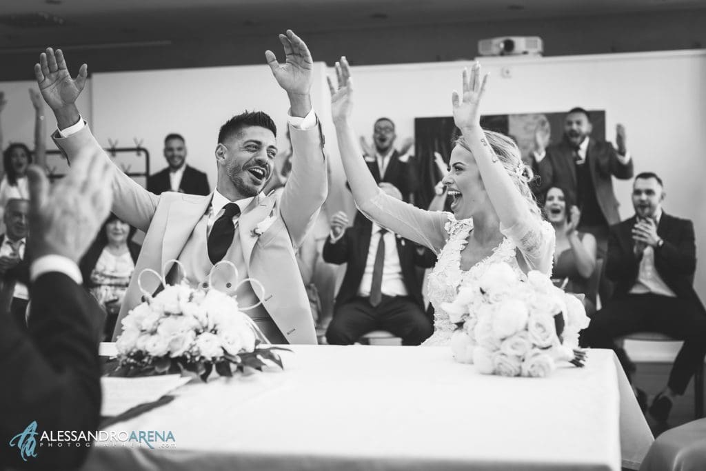 Gli sposi sono ufficialmente marito e moglie - Matrimonio civile in Ticino
